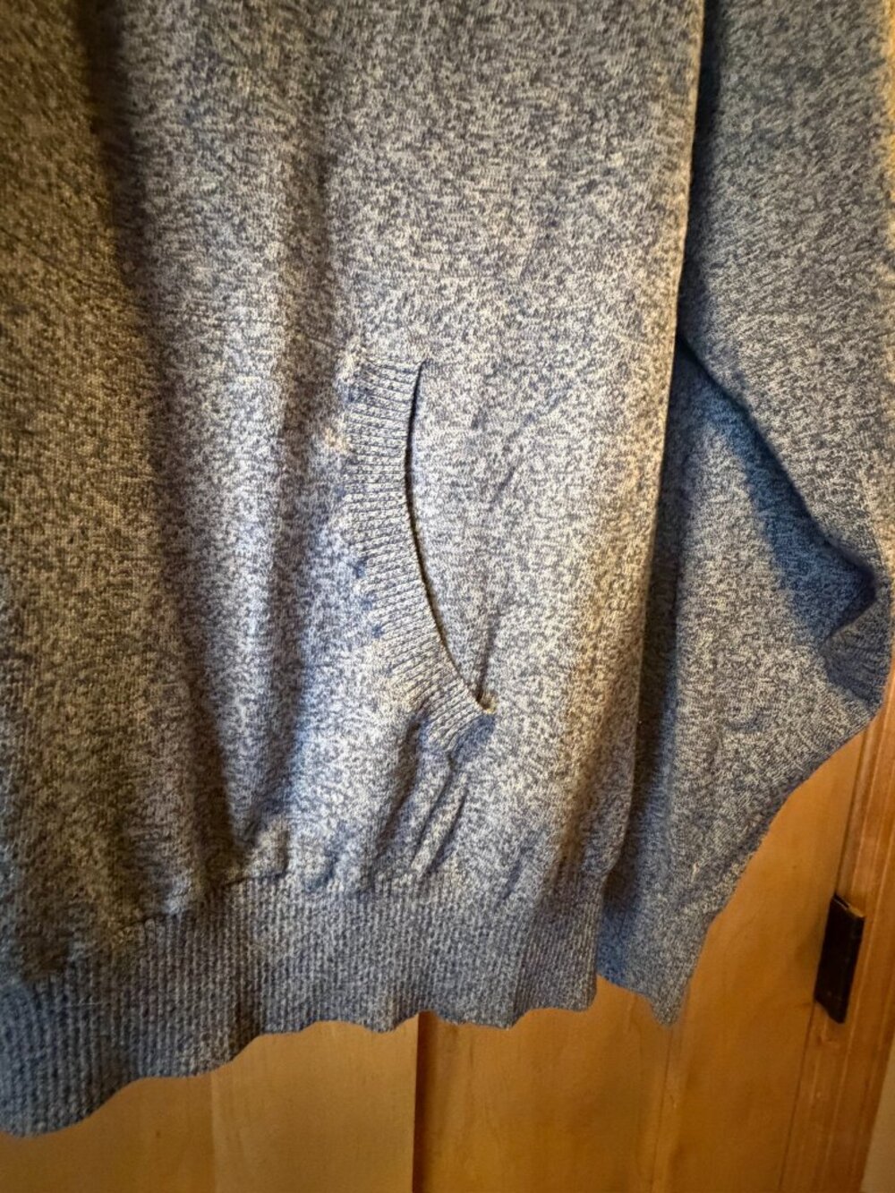 Old Navy Men's Raglan Sweater Hoodie XXL Charcoal Gray - Picture 2 of 8